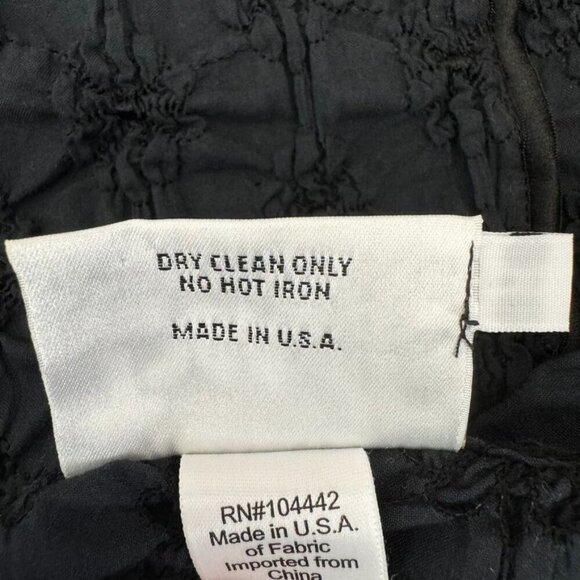 90s Vintage Tzeadle Design Room Button Front Long Sleeve Fitted Top Size Medium - Picture 8 of 13